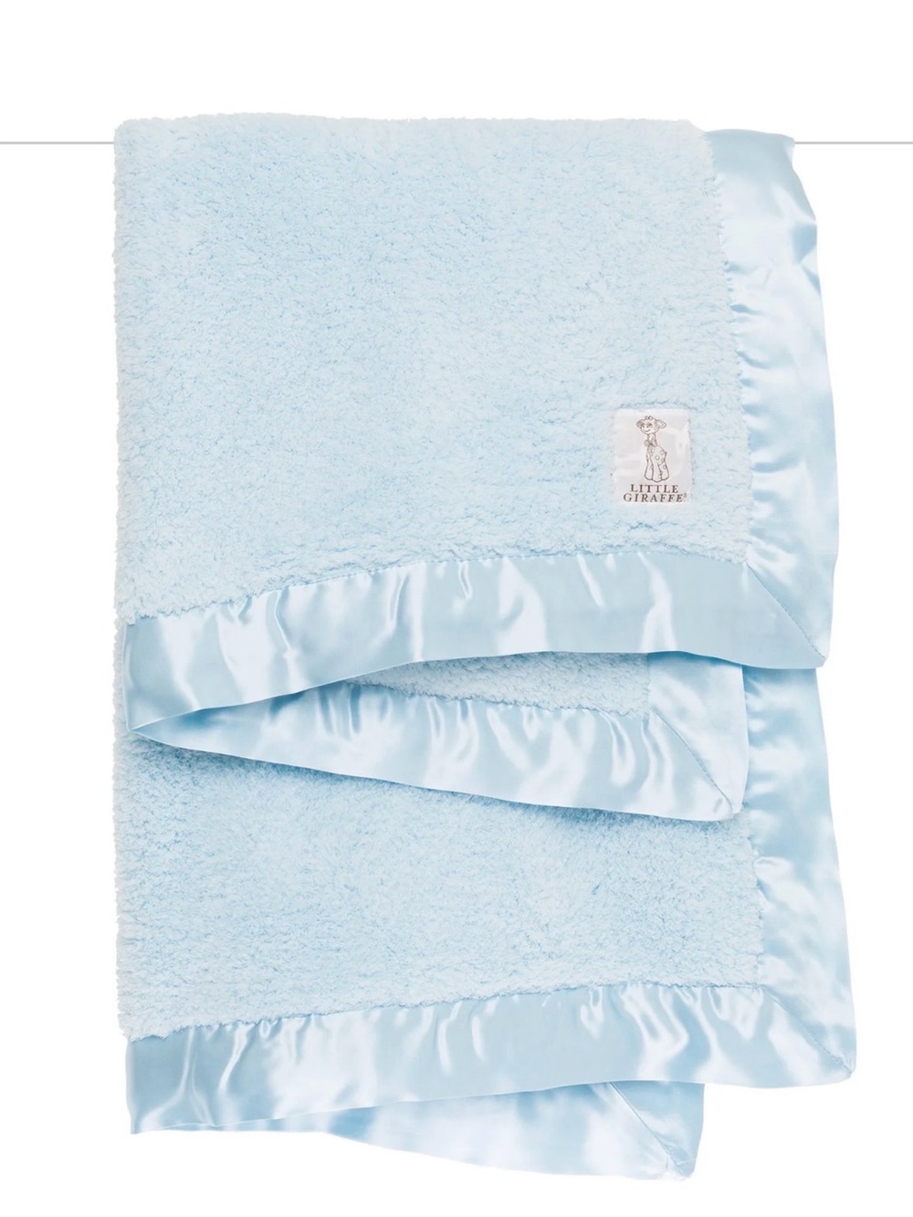 🆕 Little Giraffe Chenille Baby Boy & Toddler Blanket (29" x 35") NWT